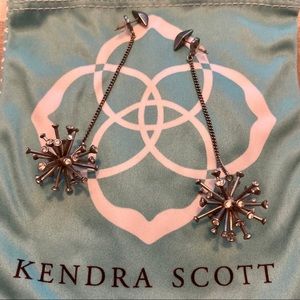 Kendra Scott Tricia Earrings- Hematite